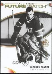 Jacques Plante [Black] #438 Hockey Cards 2020 SP Signature Edition Legends Prices