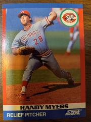 Randy Myers #79 Baseball Cards 1991 Score Superstars Prices