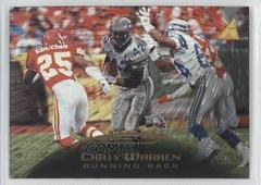 Chris Warren [Artist's Proofs] #7 Football Cards 1995 Pinnacle Prices