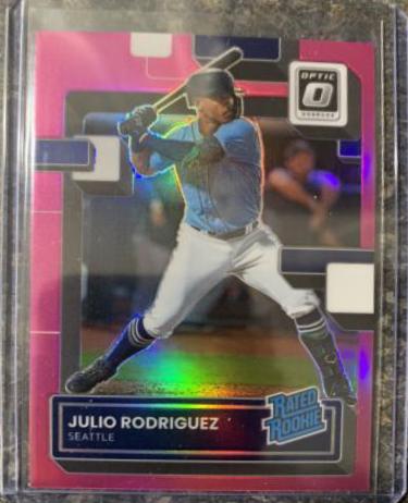 2022 Julio Rodriguez Optic Black Stars /149 Rated Rookie SP shops