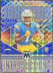 Quentin Johnston [Blue] #I-10 Football Cards 2023 Panini Mosaic Introductions Prices
