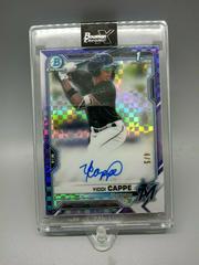 Yiddi Cappe [X] #CPA-YC Baseball Cards 2021 Bowman Chrome Prospect Autographs Prices