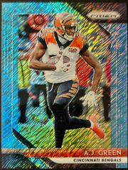 A.J. Green [Blue Shimmer] Football Cards 2018 Panini Prizm Prices