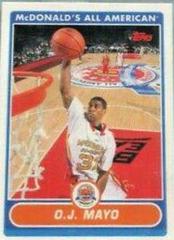 O.J. Mayo Basketball Cards 2007 Topps McDonald's All American Prices