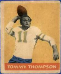 Tommy Thompson #13 Football Cards 1949 Leaf Prices