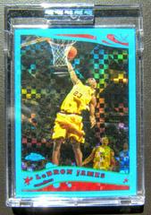 LeBron James [Blue Xfractor] #102 Basketball Cards 2005 Topps Chrome Prices