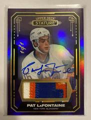 Pat LaFontaine [Autograph Black] #94 Hockey Cards 2021 Upper Deck Stature Prices