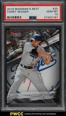 Corey Seager Baseball Cards 2016 Bowman's Best Prices