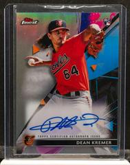 Dean Kremer [Red Wave Refractor] #FA-DK Baseball Cards 2021 Topps Finest Autographs Prices