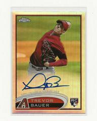 Trevor Bauer [Autograph Refractor] #TB Baseball Cards 2012 Topps Chrome Prices
