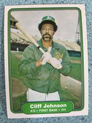Cliff Johnson #93 Baseball Cards 1982 Fleer Prices