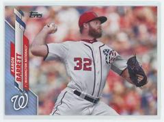 Aaron Barrett [Father's Day Blue] #670 Baseball Cards 2020 Topps Prices
