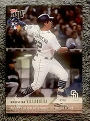 Christian Villanueva #34 Baseball Cards 2018 Topps Now Prices