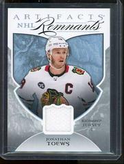 Jonathan Toews Hockey Cards 2022 Upper Deck Artifacts NHL Remnants Prices