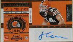 Jordan Cameron [Autograph] #144 Football Cards 2011 Playoff Contenders Prices