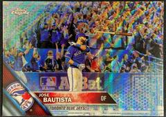 Jose Bautista [Blue Wave Refractor] #191 Baseball Cards 2016 Topps Chrome Prices