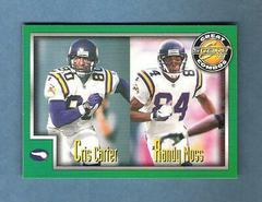 Cris Carter, Randy Moss Football Cards 1999 Panini Score Prices