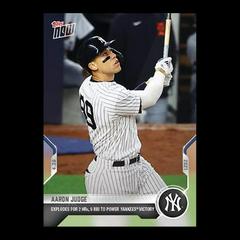 Aaron Judge #150 Baseball Cards 2021 Topps Now Prices