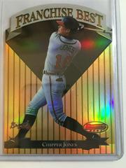 Chipper Jones [Mach II] Baseball Cards 1999 Bowman's Best Franchise Prices