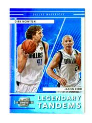 Jason Kidd, Dirk Nowitzki #19 Basketball Cards 2021 Panini Contenders Optic Legendary Tandems Prices