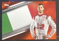 Antonio Giovinazzi [Orange] #FF-AG Racing Cards 2021 Topps Formula 1 Flags of Foundation Prices