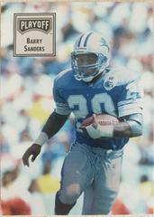 Barry Sanders #75 Football Cards 1993 Playoff Contenders Prices