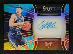 Grayson Allen [Tie Dye Prizm] Basketball Cards 2018 Panini Select Rookie Signatures Prices