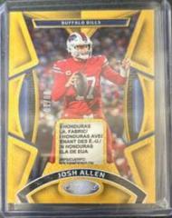 Josh Allen [Gold] #10 Football Cards 2023 Panini Certified Prices