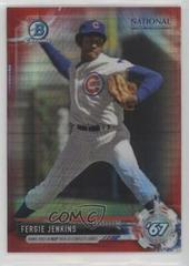 Fergie Jenkins [Red Refractors] Baseball Cards 2017 Bowman Chrome National Convention Prices