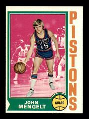 John Mengelt #58 Basketball Cards 1974 Topps Prices