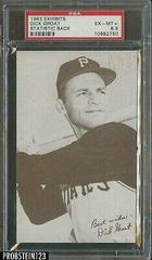 Dick Groat Baseball Cards 1963 Exhibits Statistic Back Prices