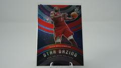 Zion Williamson [Red Gold Wave] #5 Basketball Cards 2022 Panini Donruss Optic Star Gazing Prices