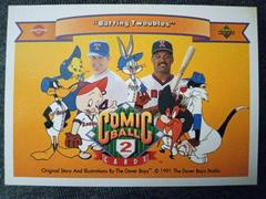 N. Ryan, R. Jackson [Batting Twoubles] #73 Baseball Cards 1991 Upper Deck Comic Ball 2 Prices