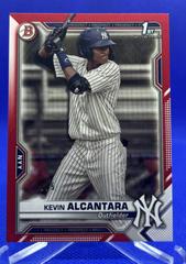 Kevin Alcantara [Red] #BP-97 Baseball Cards 2021 Bowman Paper Prospects Prices