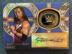 Bret 'Hit Man' Hart [Blue] #A-BH Wrestling Cards 2018 Topps Legends of WWE Autographs Prices