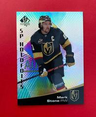 Mark Stone #HF-11 Hockey Cards 2021 SP Authentic HoloFoil Prices