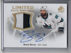 Brent Burns [Patch] Hockey Cards 2021 SP Authentic UD Autographs Prices