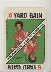 Gene Washington #21 Football Cards 1971 Topps Game Cards Prices