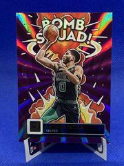 Jayson Tatum [Purple Laser] #14 Basketball Cards 2022 Panini Donruss Bomb Squad Prices