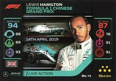 Lewis Hamilton #73 Racing Cards 2020 Topps Turbo Attax Formula 1 Prices