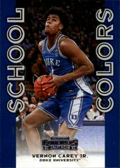 Vernon Carey Jr. Basketball Cards 2020 Panini Contenders Draft Picks School Colors Prices