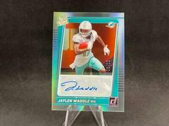 Jaylen Waddle [Autograph Holo Silver] #64 Football Cards 2021 Panini Clearly Donruss Prices