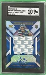 Kenneth Walker III [Blue] #RXA-MW Football Cards 2022 Panini XR Rookie XL Swatch Autographs Prices