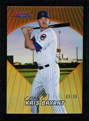 Kris Bryant [Orange Refractor] Baseball Cards 2016 Bowman's Best 1996 Prices
