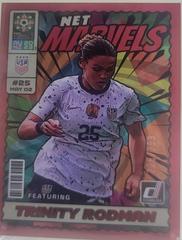 Trinity Rodman [Red] Soccer Cards 2023 Donruss FIFA Women's World Cup Net Marvels Prices