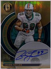 Jason Taylor #GO-JT Football Cards 2023 Panini Gold Standard Golden Oldies Autographs Prices