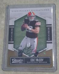 Colt McCoy [Significant Signatures Gold] Football Cards 2010 Panini Classics Prices