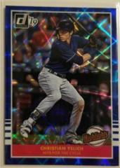 Christian Yelich [Blue] #H7 Baseball Cards 2019 Panini Donruss Highlights Prices