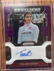 Toni Breidinger [Purple Velocity] #SS-TB Racing Cards 2022 Panini Prizm Nascar Spotlight Signatures Prices