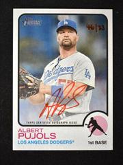 Albert Pujols [Special Edition Red Ink] Baseball Cards 2022 Topps Heritage Real One Autographs Prices